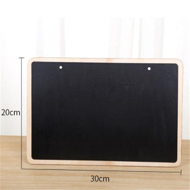 Hanging Thick Section Wooden Blackboard Erasable C... – Grandado