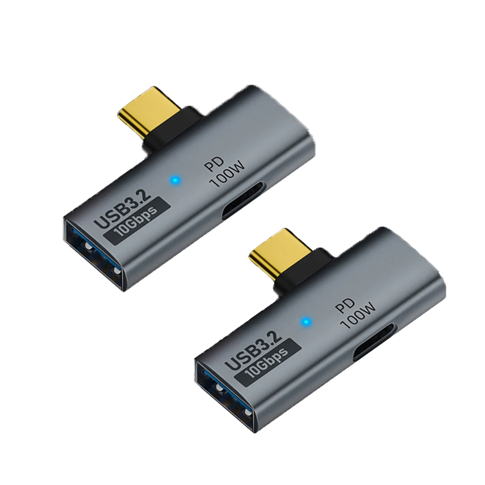 USB Type-C OTG 2in1 Adapter with 100W PD Charging ... – Grandado