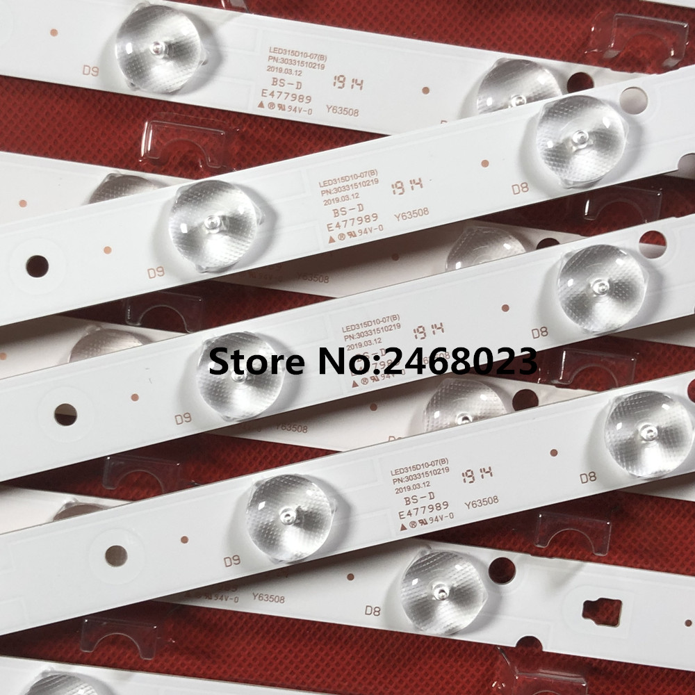 3 PCS 10 LEDs 635mm LED backlight strip voor 32PAL... – Grandado