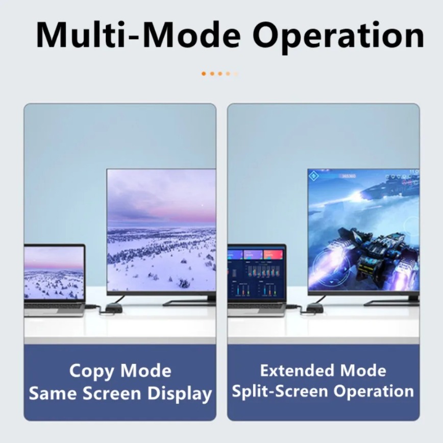 DisplayPort to VGA Converter HD 1080p DP to VGA Adapter (Male to Female) For Computer Desktop Laptop PC Monitor Projector HDTV