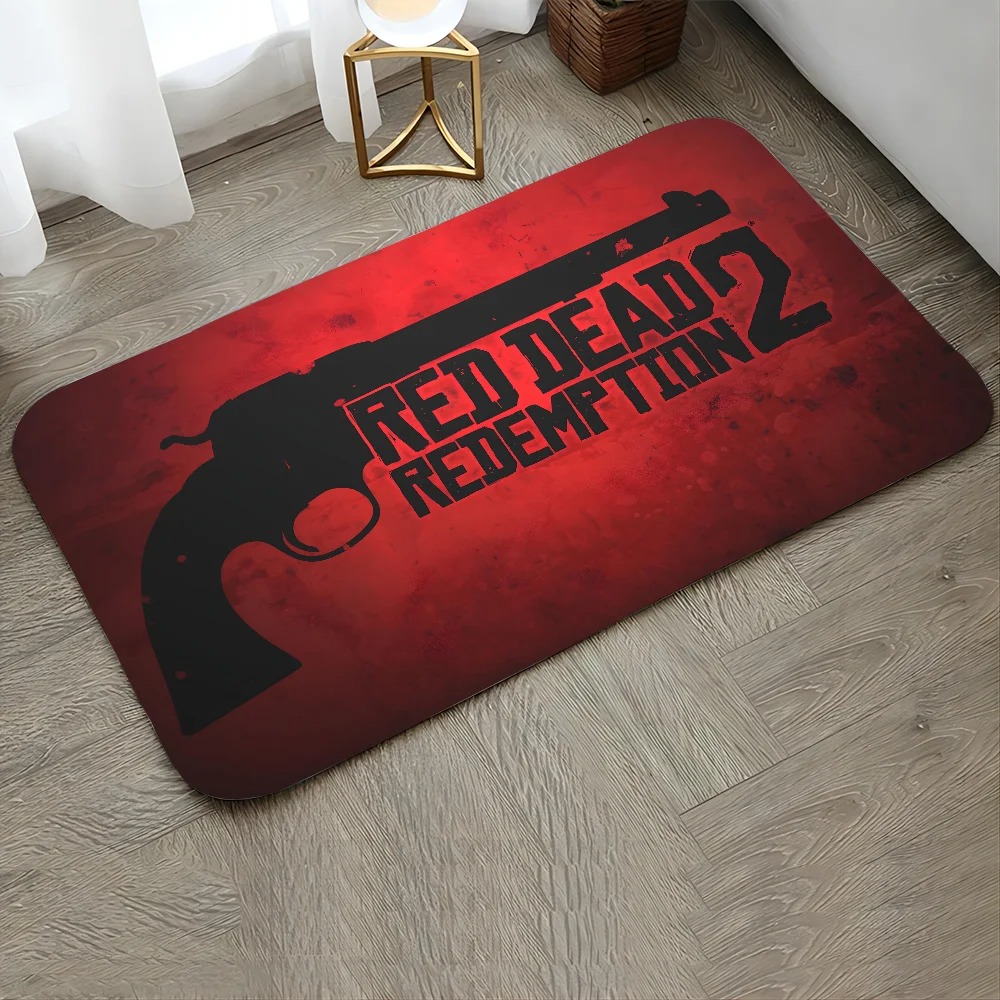 rot tot Erlösung 2-matt Willkommen rutschfester Eingangsteppich für Wohnzimmer, Heimdekoration, Badematten, Boden, waschbare Eingangsteppiche: 45x70cm / Grün