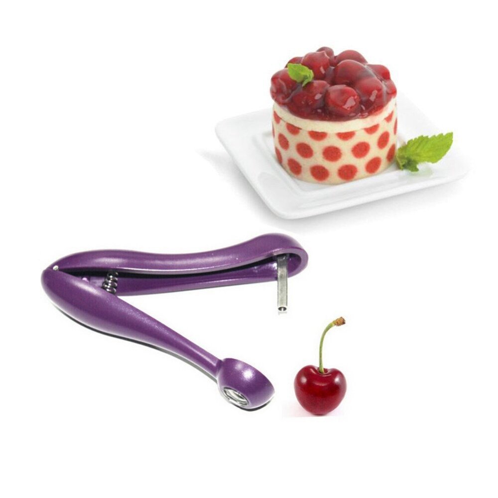 Manual Plastic Cherries Pitter Tool Fruits Tools Remove Cherry Core Seed Corer Remover Enucleate Kitchen Gadgets Accessories