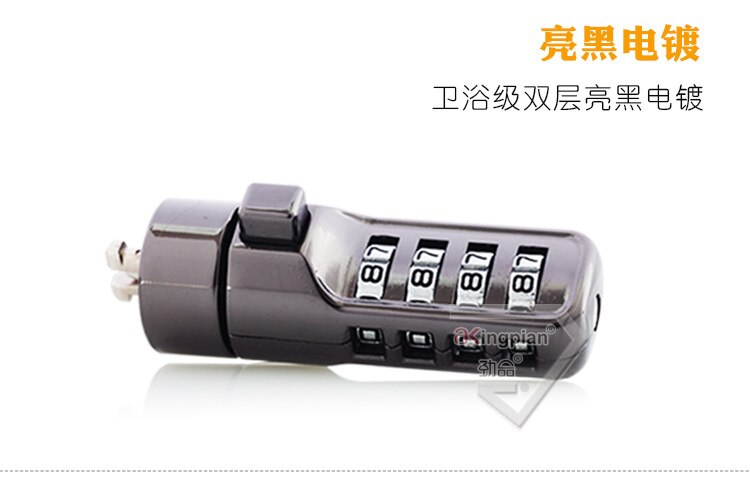 Collectie 4 Digit Security Wachtwoord Computer Lock Anti-Diefstal Ketting Voor Notebook Pc Laptop Anti-Diefstal Slot