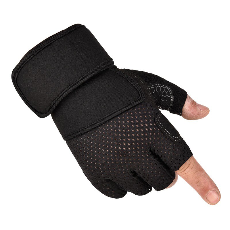 Heavyweight Sports Exercise Weight Lifting Gloves Gym Gloves Body Building Training Sport Fitness Gloves for Fiting Cycling