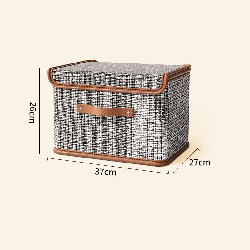 Dustproof Storage Box with Lid Double Thickness Moisture-proof Storage Box Large Capacity Foldable Clothes Storage Box