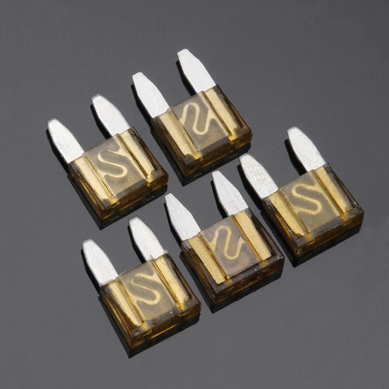 Fusible mixto de Mini cuchilla, 35 Uds., tamaño 5A, 7,5a, 10A, 15A, 20A, 25A, 30A, para coche, camión, barco