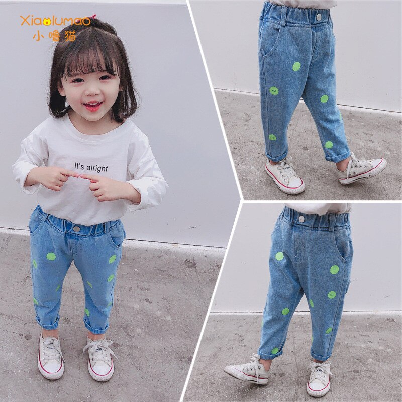 Bébé garçon jean pantalon jean enfants fille 8 12 ans jean avec trous points grafitti jean denim short taille haute pour enfants enfants