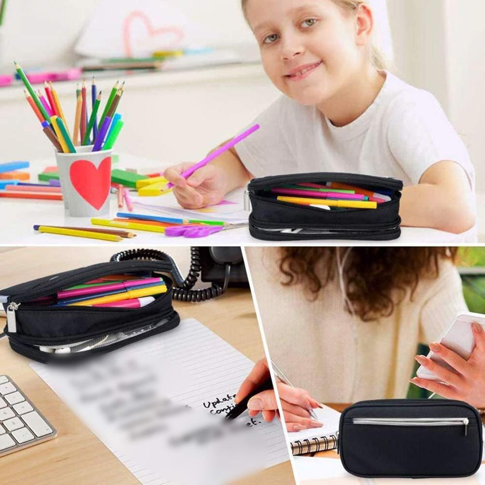 Large Capacity Multifunctional Pencil Case 3 Layer Pencil Case Pencil Storage Case Learning Supplies