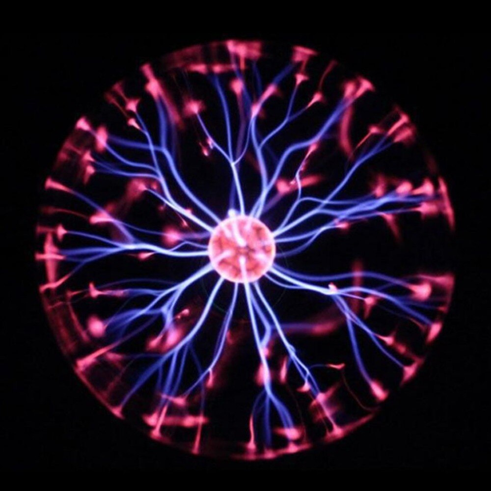 nouveauté boule de Plasma veilleuse magique tactile sensible Globe lampe tonnerre effet foudre lumière enfants Table décor