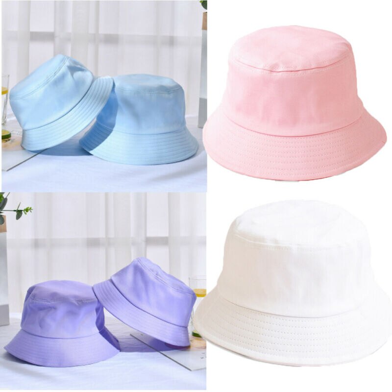 Soleil chapeaux garçon fille été seau chapeau Bush enfant en bas âge enfants 2-13 ans enfants été soleil Bonnet chapeau seau chapeau mignon couleur bonbon
