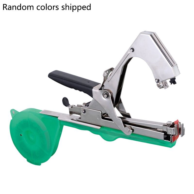 Tying Machine Garden Vine Plant Tying Tape Plant Agriculture Tapener Hand Binding Machine Fix Vine Plant Random Color: Default Title