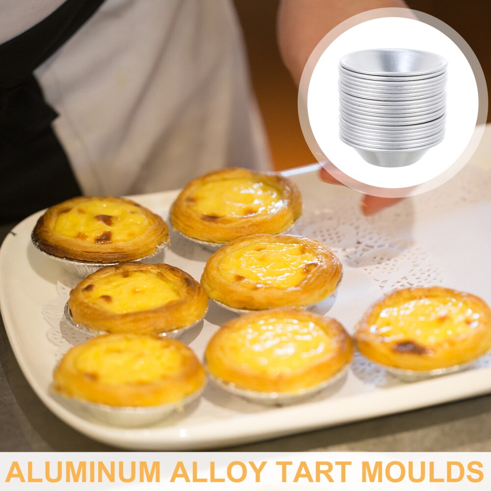 20Pcs Tart Mallen Duurzaam Aluminium Ei Mallen Min... – Grandado