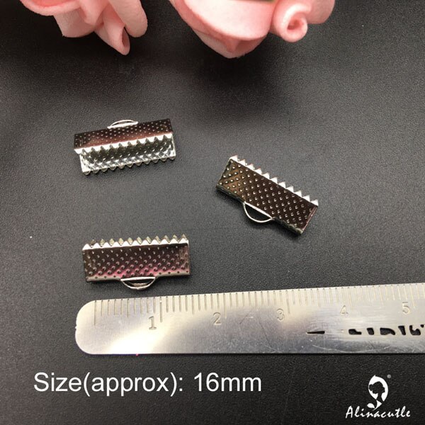 Flache Quaste top Perlen Kappe Legierung Ende Spitze Kappe Kappe Kabel Cap Quasten topper, Die DIY Handgemachten handwerk quasten AlinaCraft: Sliver Diameter 16mm