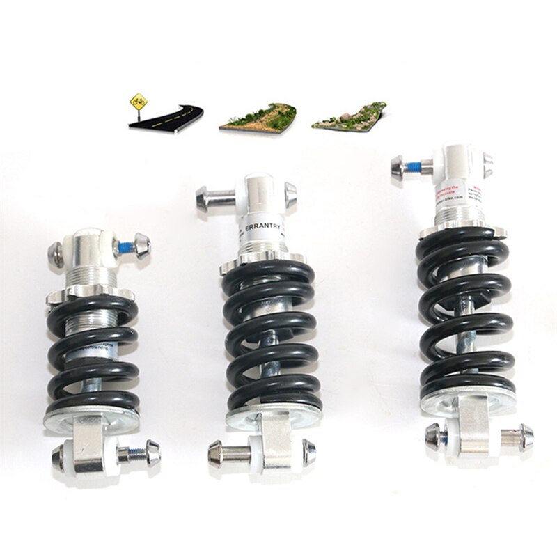 Bicycle Shock Absorbers Mountain Bike Compression Shock Absorbers Metal Spring Multi-Spec Shock With Screws Absorbers