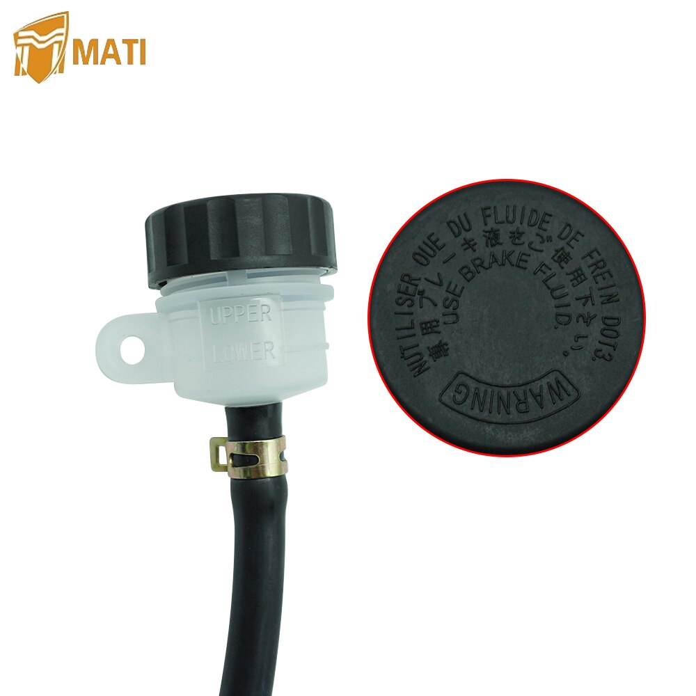 Mati Rear Foot Brake Master Cylinder Assembly with Pressure Brake Switch for Polaris ATV Outlaw 450 525 S 1910627 4010758