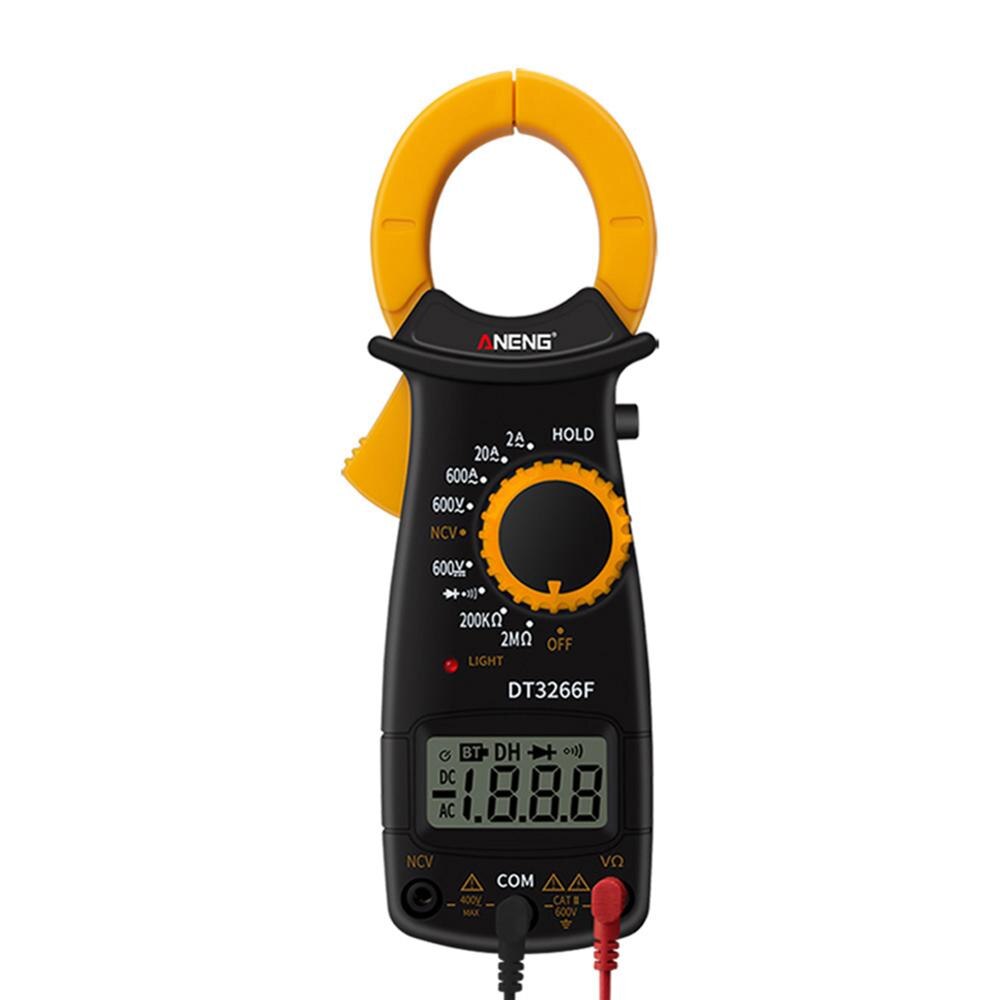 ST201 Digital Clamp Multimeter Resistance ohm Tester AC DC Clamp Ammeter Transistor Testers Voltmeter d Contact lcr meter: Yellow
