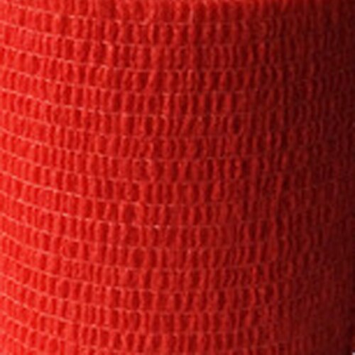 5CM*4.5M Colorful Sport Elastoplast Athletic Kinesiology Elastic Bandage Self Adhesive Wrap Ankle Knee Arthrosis Protector: Red