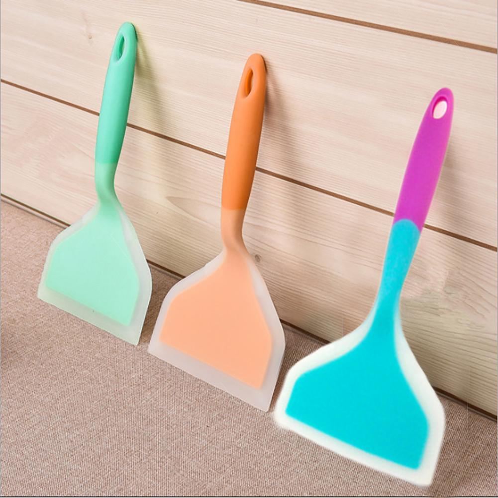 Flexible Heat Resistant Kitchenware Silicone Shovel Opening Jade Pizza Thick Egg Shovel High Temperature Shovel Nonstick Spatula