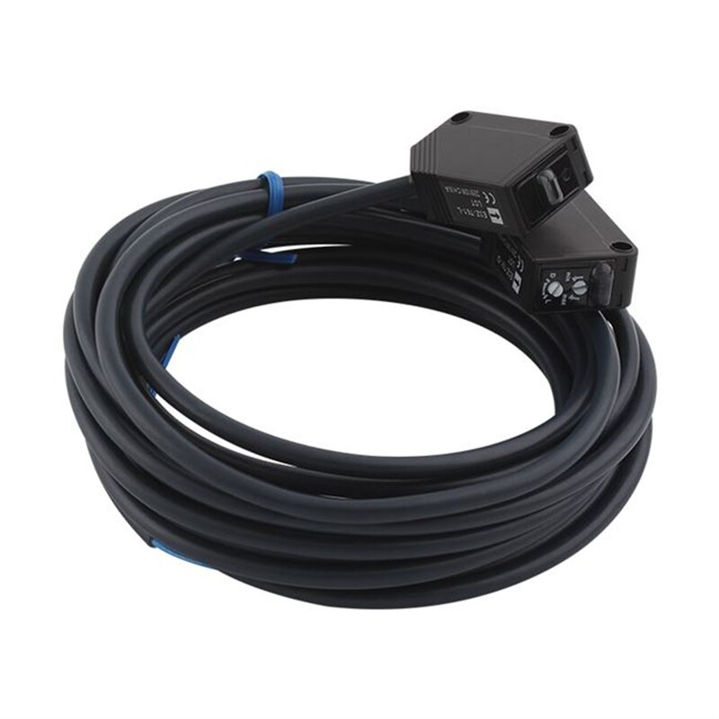 0~15m detect distance DC12-24V photoelectric switch photocell infrared beam sensor NPN output