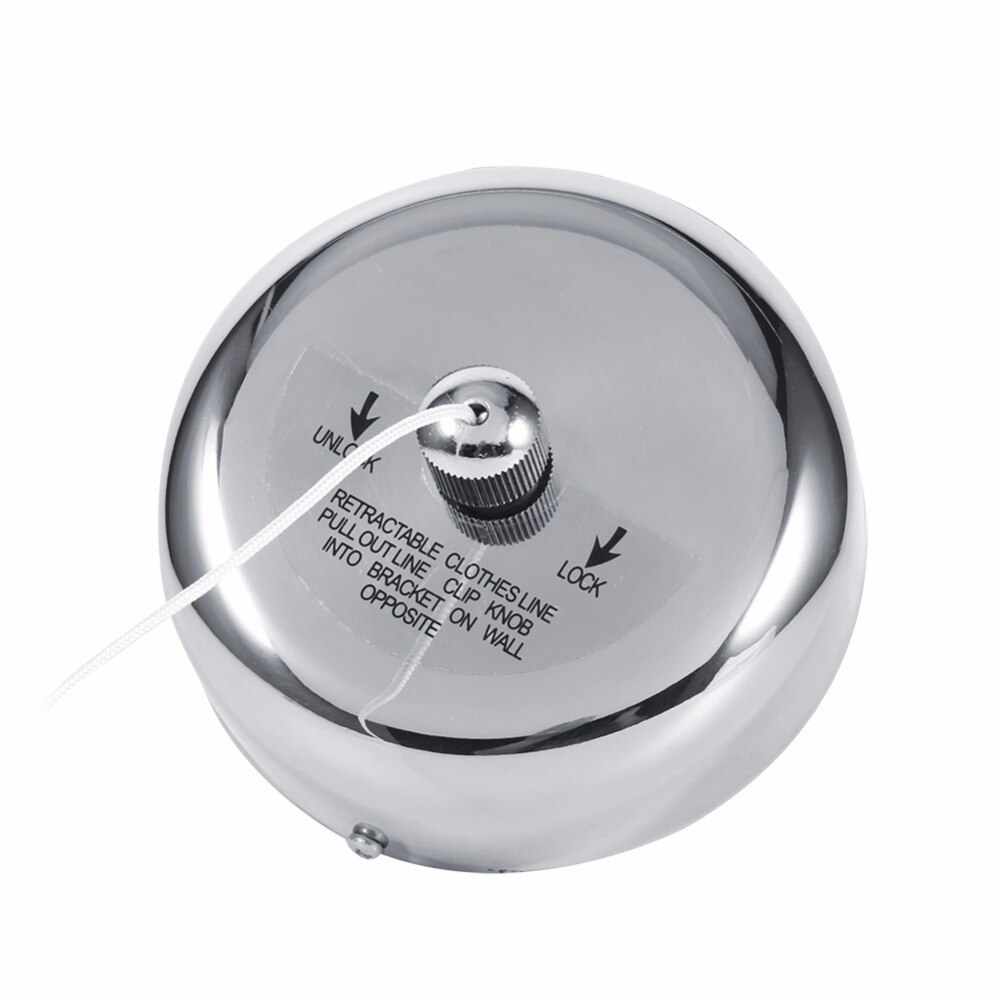 Stainless Steel Retractable Clothes Line Dryer Indoor Outdoor Laundry Single Clothesline Home