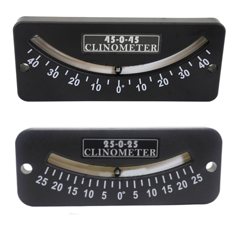 45-0-45 25-0-25 Inclinometer Mini Protractor Angle Indicator Measuring Instrument Tilt Gauge Slope Locator Meter