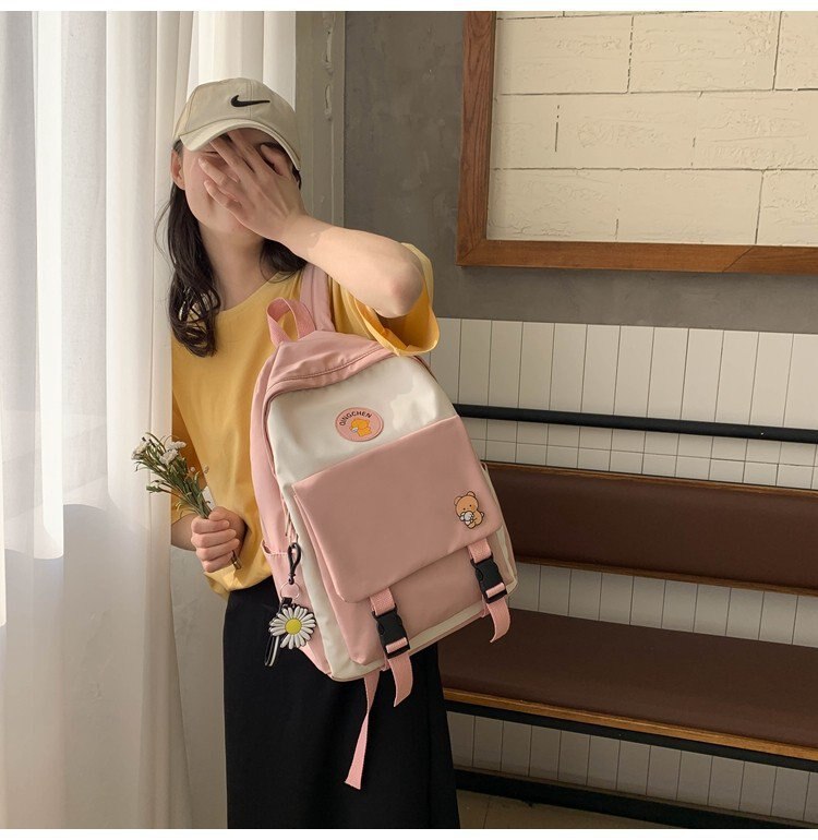 Women School Backpacks Summer Brand Female Canvas Shoulder Bags Students Bookbag Backpack for Teenage Girls