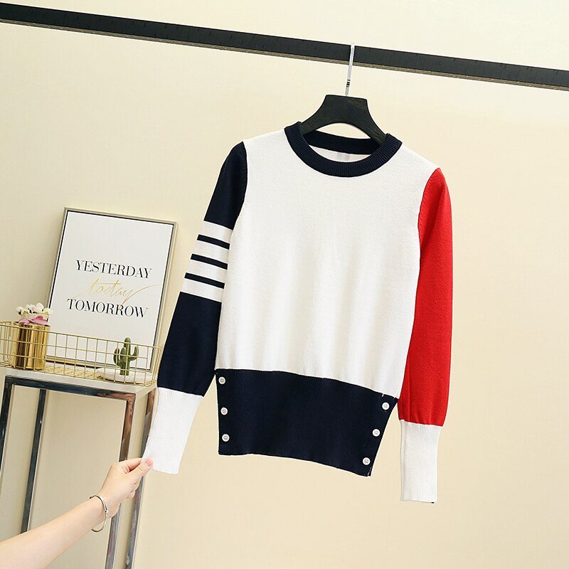 Sweter Y2k swetry 2021 jesień swetry na zimę odzież damska z długim rękawem koreańnarty modny szczyt Got Kawaii gotyk odzież z dzianiny