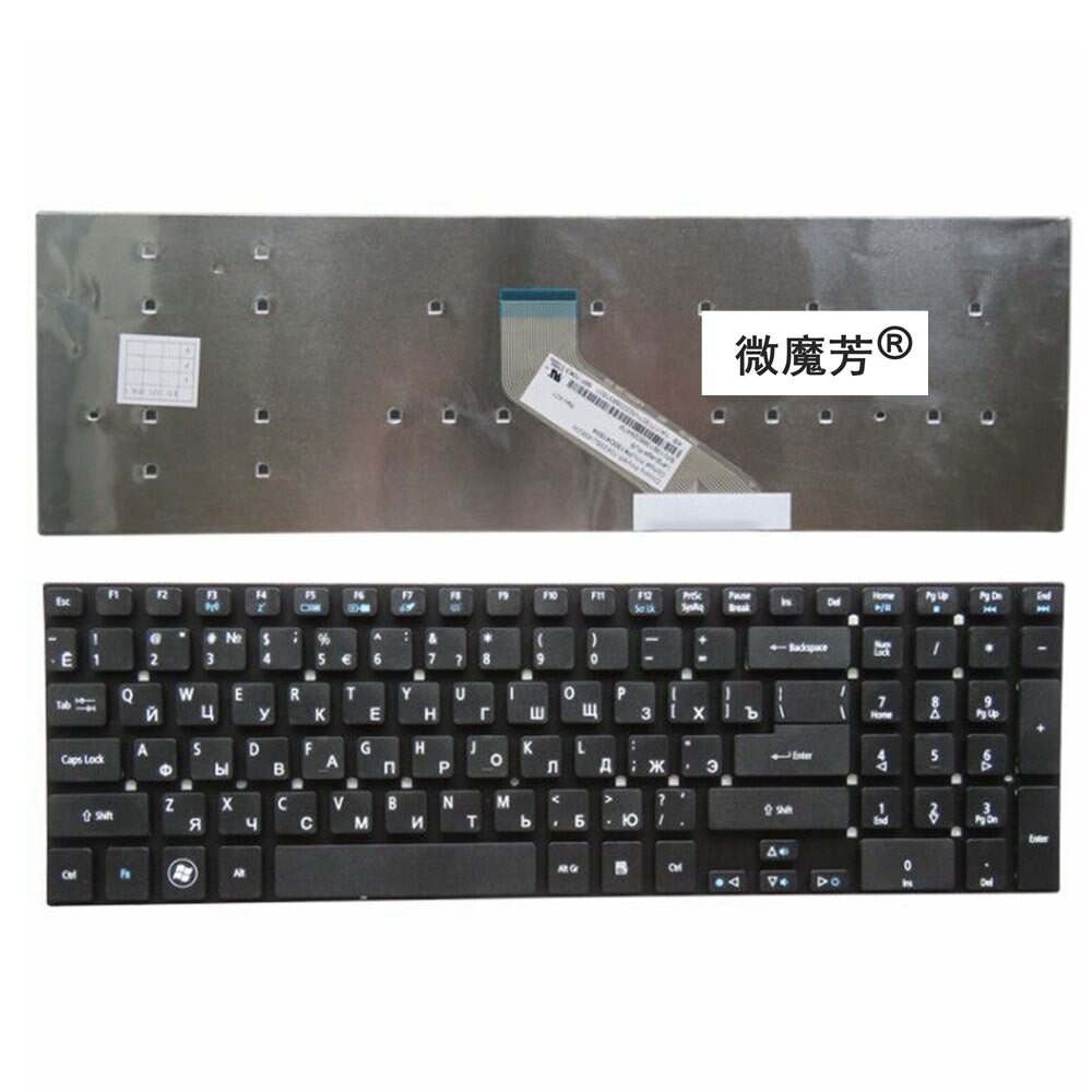 Russian/RU laptop Keyboard for Packard Bell EasyNote TV43HC TV43HR TV44HC TV44HR TV43CM TV44CM TV11HC MP-07F36D0-528