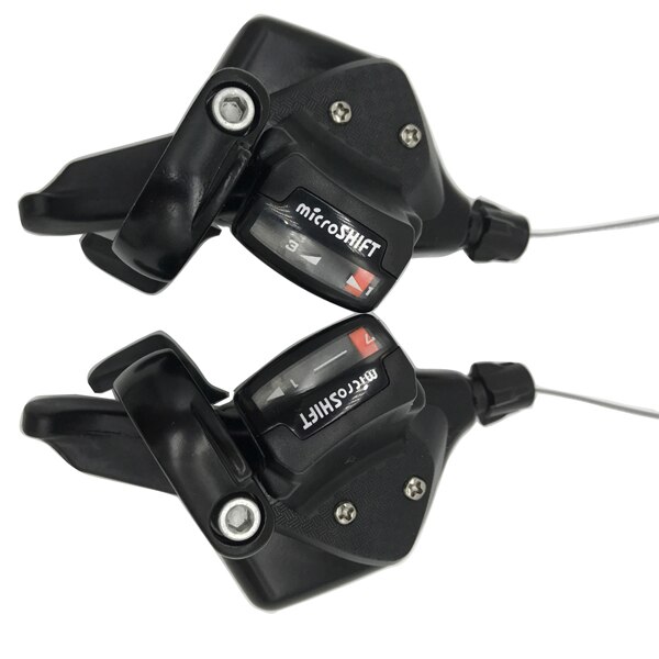 Microshift 7 speed trip mtb trigger shift 1-7 right & 1-3 left side bike conjoined dip derailleur fit for shimano: 3 x 7 dipskiftere