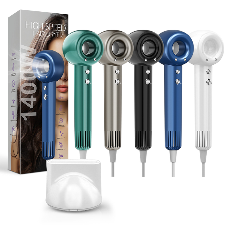 Nopeat hiustenkuivaajat negatiivisten ionien hiustenhoitoon nopeasti kuivaava ammattimainen lehdetön hiustenkuivaaja henkilökohtainen muotoilulaite salonkilaite
