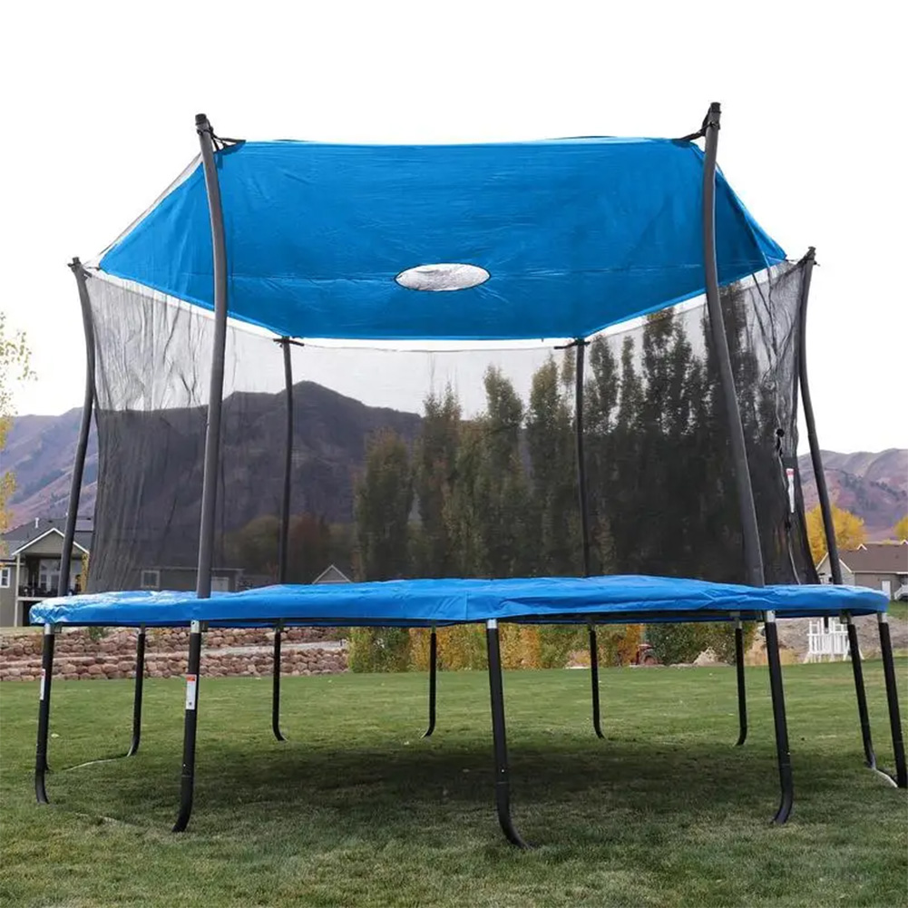 6/8/10ft Trampolin-Schattenabdeckung, wasserdichte Trampoline, Sonnenschutz-Zubehör, Trampolin-Dach für den Hinterhof-Spielplatz im Freien