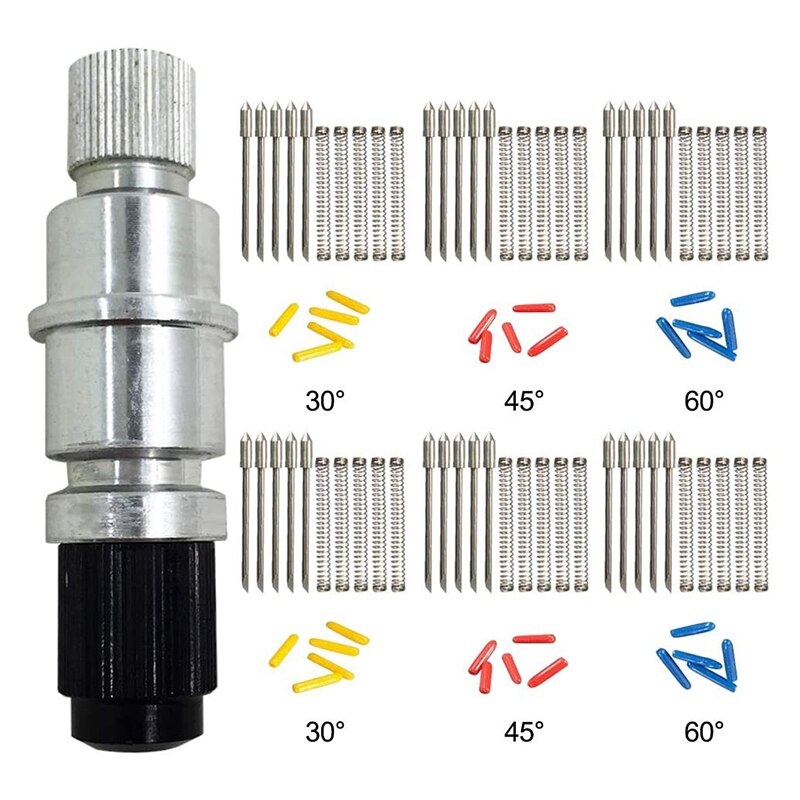 31Pcs Vinyl Cutter Plotter Blades with Blade Holder for Graphtec CB09U CB09 Silhouette Cameo Cutting Knife Cricut Maker