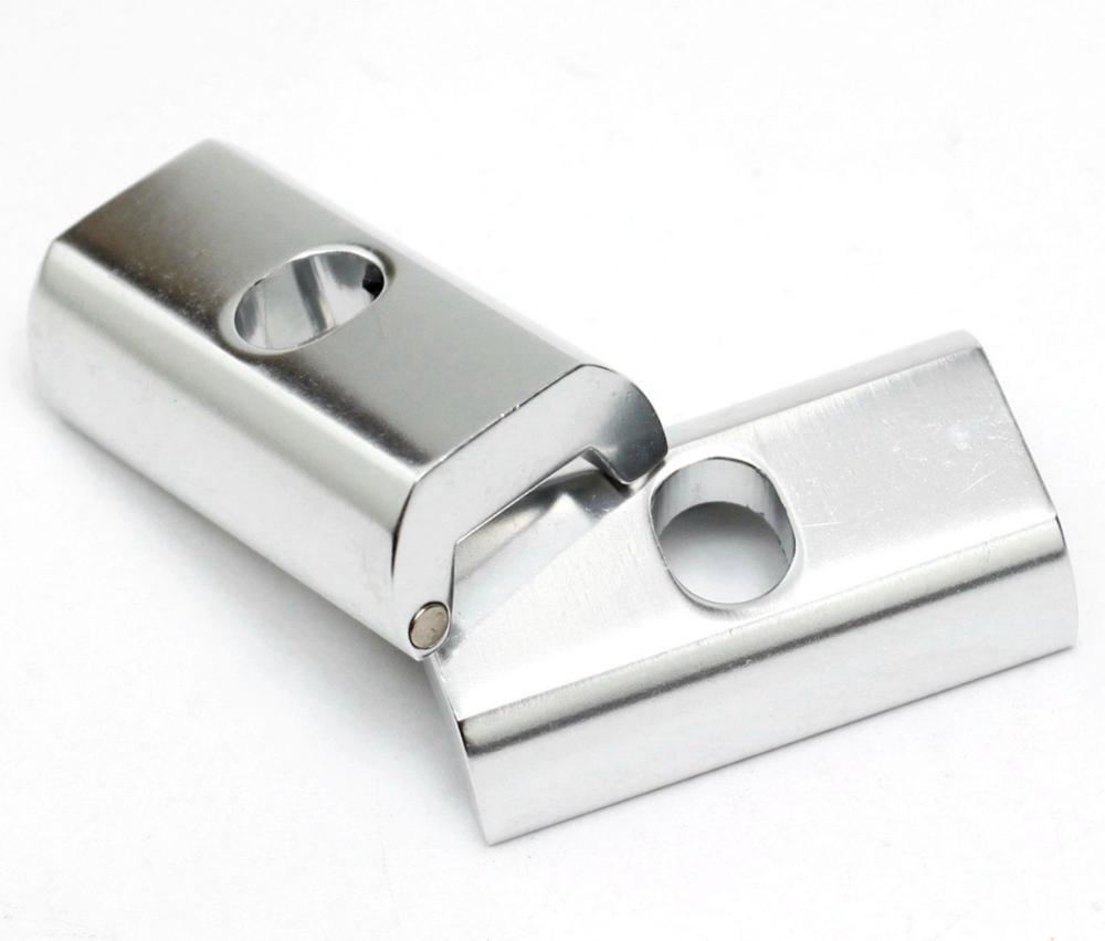 TWTOPSE Cycling Bike Magnetic Hinge Clamp Plate For Brompton Folding Bike Bicycle C Clamp Plate Lightweight 31.8g Aluminum Alloy: Silver C Clamp