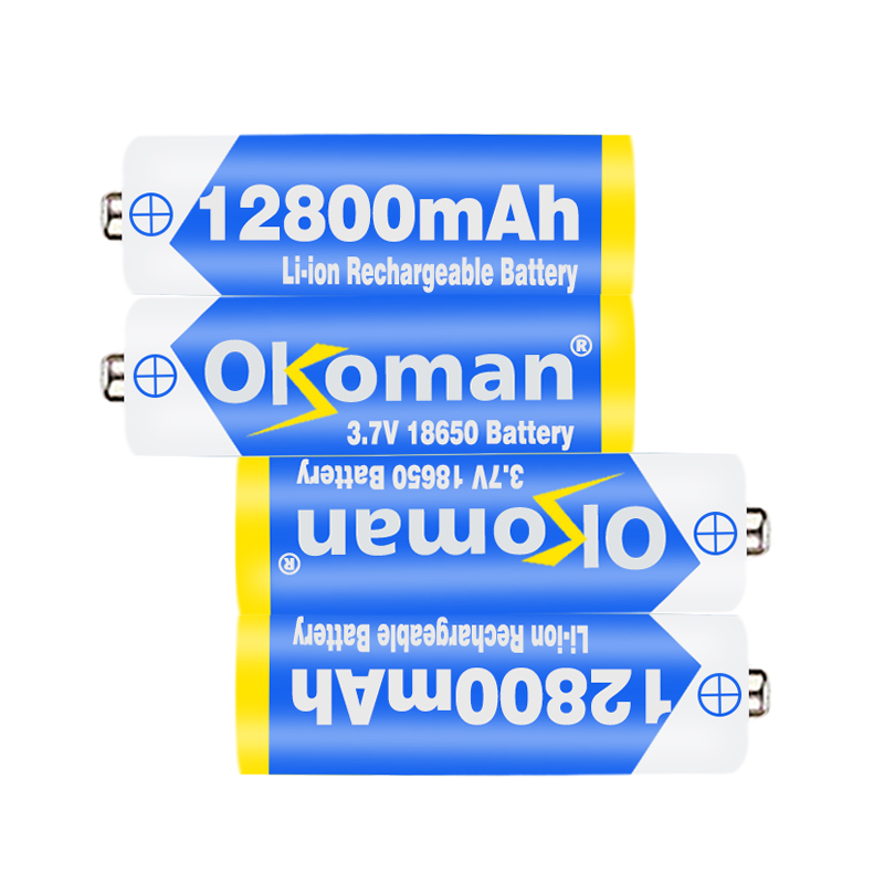 1/10pcs 18650 Li-Ion Batteria 12800mAh Capaciteit 3.7V Oplaadbare Batterij voor LED Zaklamp Zaklampen Zaklamp Batterijen 18650 Cellen