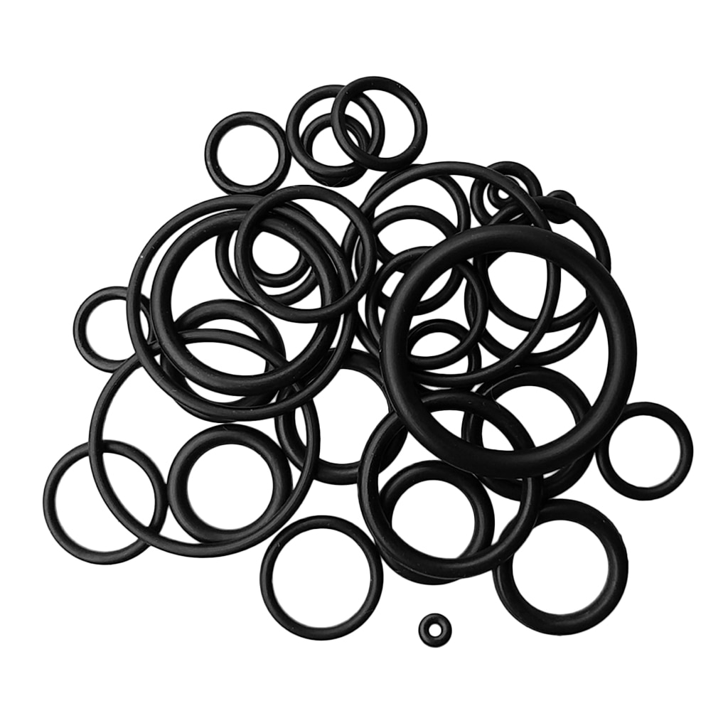 Bulk 36 dykking o ring kit, gummi o ring tetningsvasker reservedeler for dykketank, slange bcd utstyr dykking o ringer