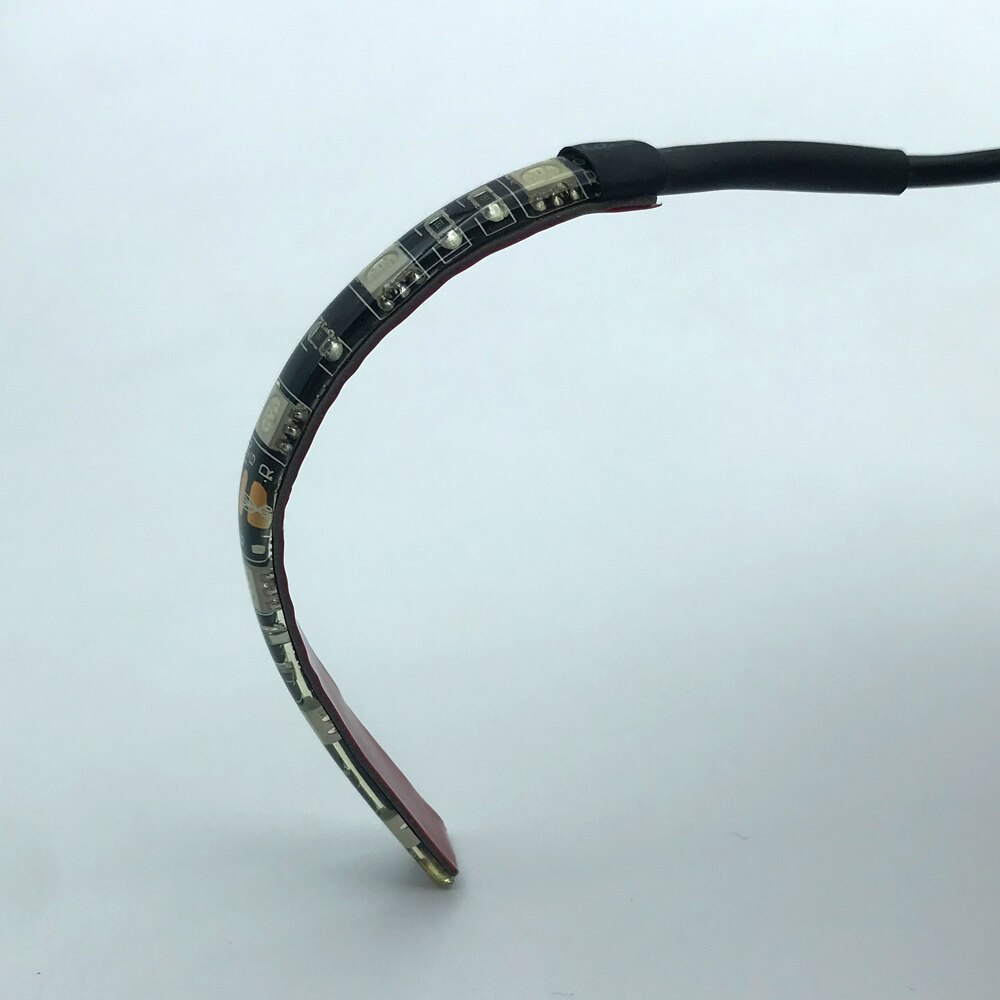 2PCS 10CM 5050SMD Motorcycle LED Light Strips- Multi-Color Accent Glow Neon Ground Effect Lights lamp 12LED RGB Light Strips