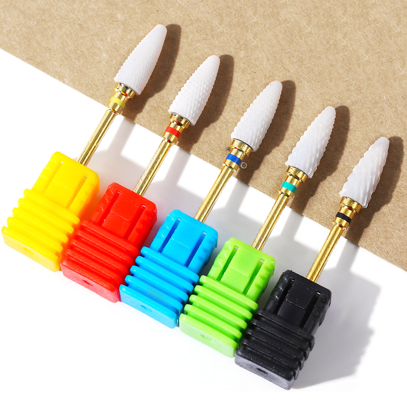 Fresadora para manicura molino cerámica de máquina de manicura pedicura eléctrica archivos de uñas taladro de uñas de arte
