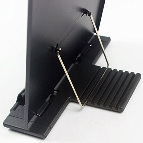 A4 7 Adjustable Positions Black Metal Desktop Document Book Holder,document Holders with Interlaced Feet