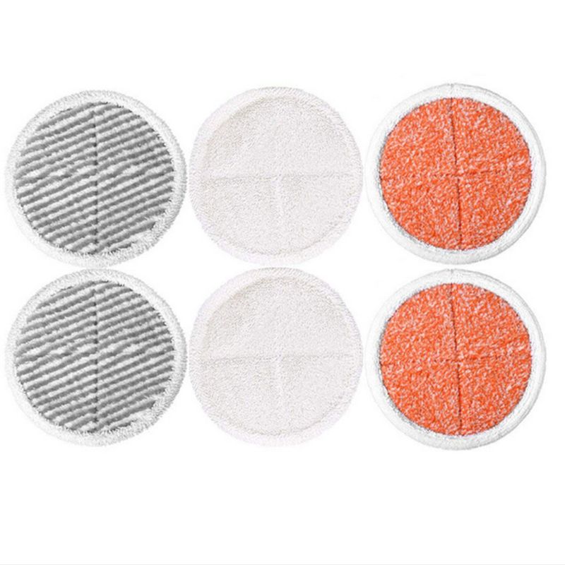 6 Pack Mop Inktkussen Bissell Spinwave 2039A 2124 Powered Harde Vloer Mop (2 Zachte Pads + 2 scrubby Pads + 2 Zware Scrub Pa