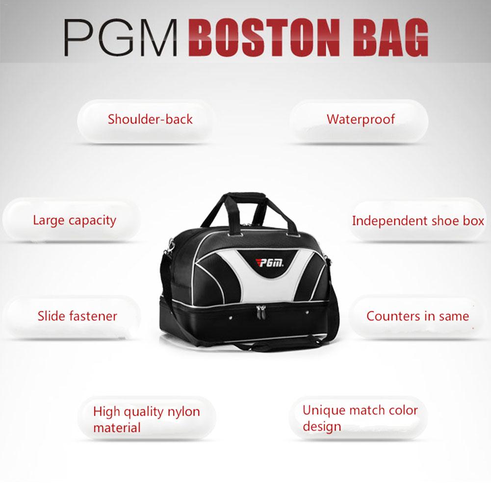 Golfklubba duffelväska stor vattentät träningsduffel dubbla lager för män kvinnor sport gym fitness kläder skor förvaringsväskor