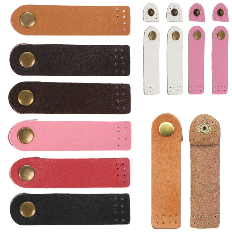 1 pc Solid Color Leather Bag Handmade Buckle Wallet Card Pack Buckles for DIY Handbag Accessories