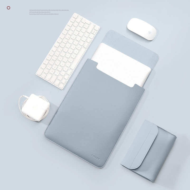 Wodoodporna torba na laptopa 11 12 13.3 14 15 15.6 calowy pokrowiec na MacBook Air 13 Pro M1 pokrowiec na notebooka Huawei Xiaomi okładka akcesoria: BLUE / 12-13inch