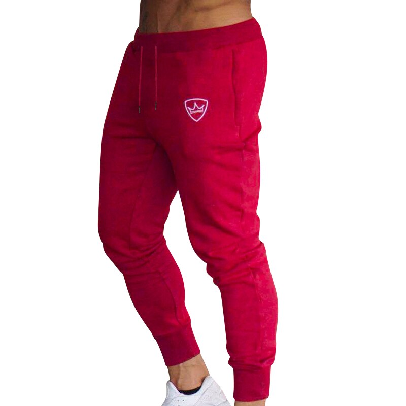 Pantalon de Sport pour hommes, survêtement d'entraînement, Jogging, survêtement: Rouge / M