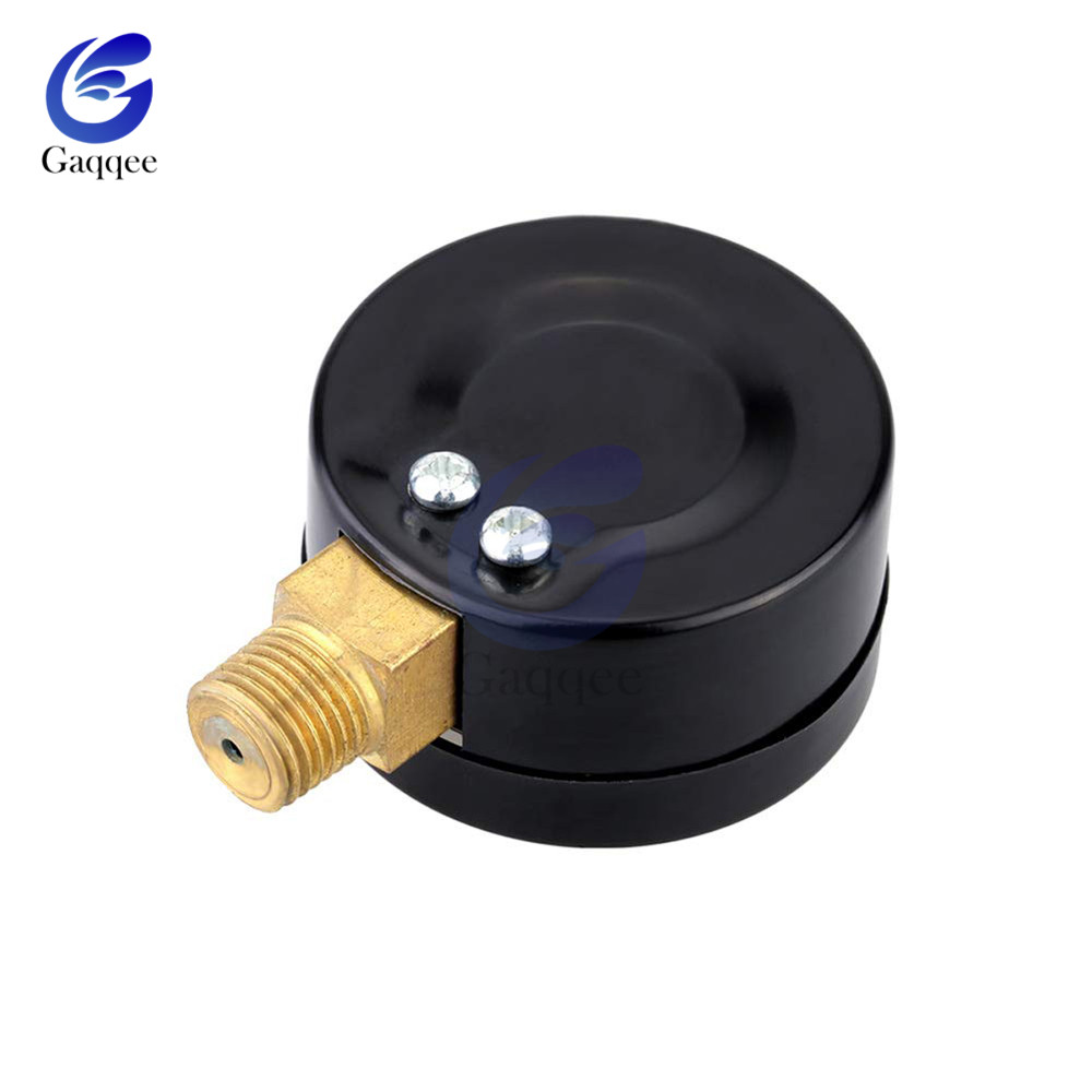 Portable Dual Scale Dial Gauge 1/4" NPT -30HG/0PS Vacuum Pressure Meter Gauge Manometer 2" Dial Display Digital Pressure Gauge