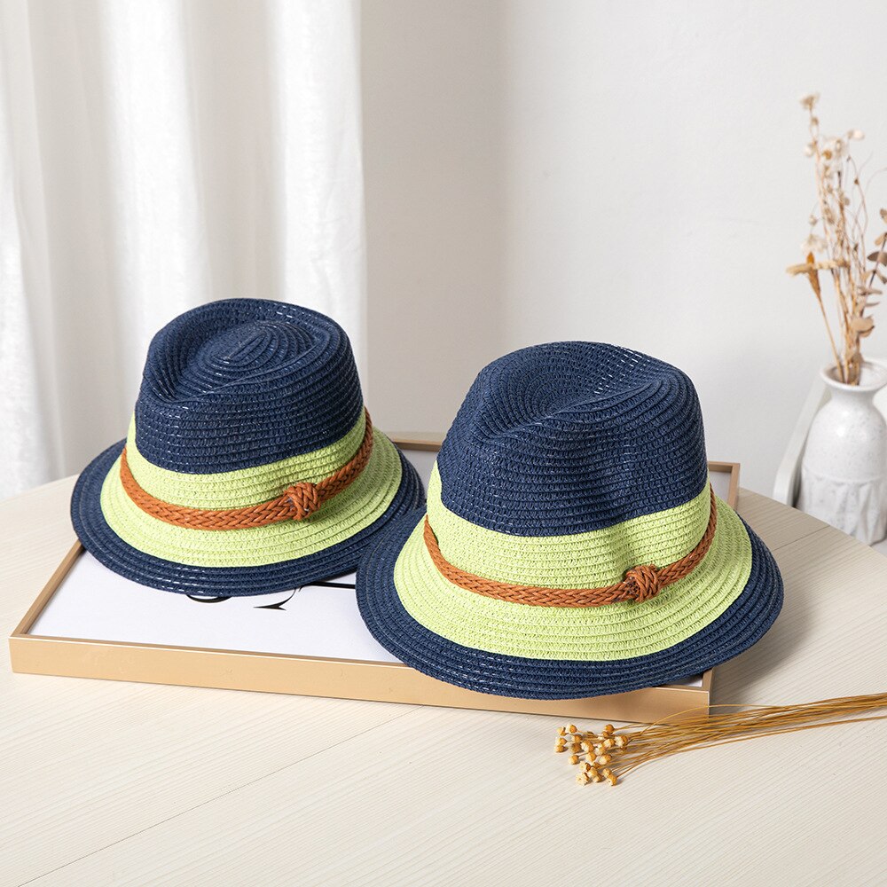 freundlicher stroh Hütte sommer junge Strand Hütte eltern-Art-Hütte murmeln und Art jungen und mädchen Baby reise britischen Jazz Hütte stroh Ha: Schwarz