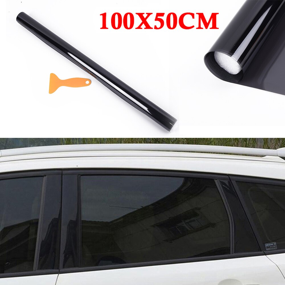 Tint Window Film 50*100cm Vehicle Universal Anti-Scratch Auto Anti-Glare
