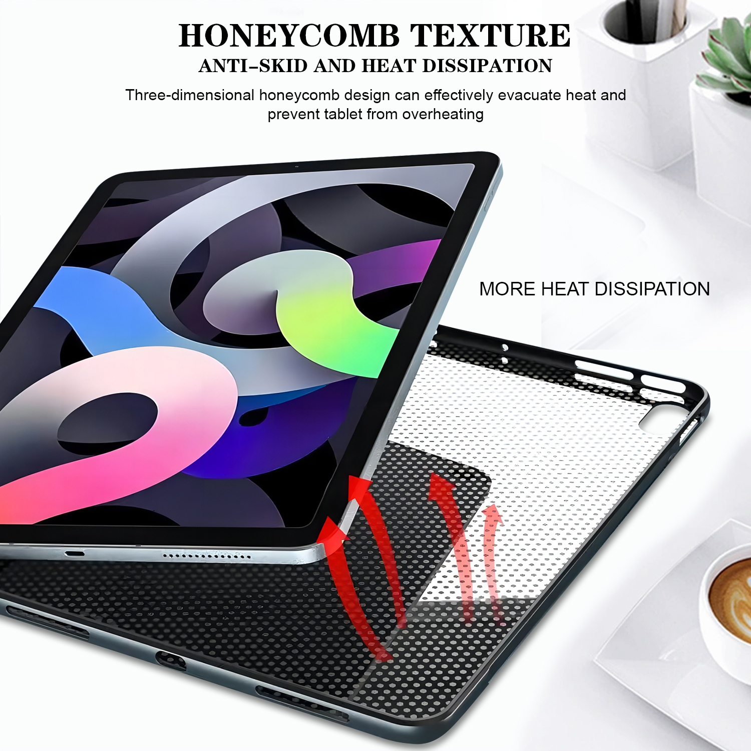 Funda de silicona para tableta iPad Air 12 13 iPad 6th 7th 8th 9th Gen funda iPad 11th 2025 Pro 11 2024 funda trasera de TPU negra
