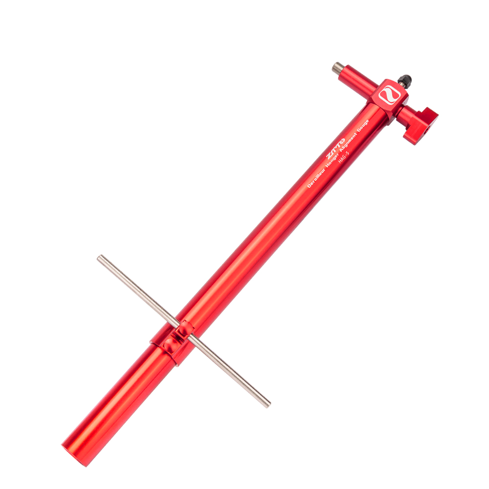 ZTTO Bicycle Derailleur Hanger Alignment Tool Aluminum Alloy Corrector Tail Hook Repair MTB Road Bike Correction: RED COLOR