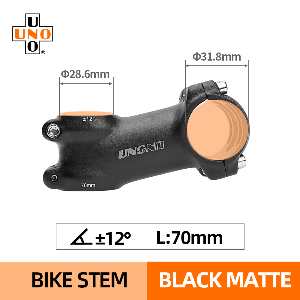 Mtb-styrstam 12- graders cykelstyrstam 2-graders racercykelstyrstam 31.8mm- graders mtb-styrstam 60/70/80/90/100/110mm- graders mtb-styrstam: Gul