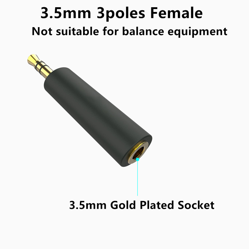 Conductor Earphone Impedance Plug 30/75/150/200/400/600 ohm Noise Cancelling Adapter 3.5mm Resistance Reduce Noise Filter Plug
